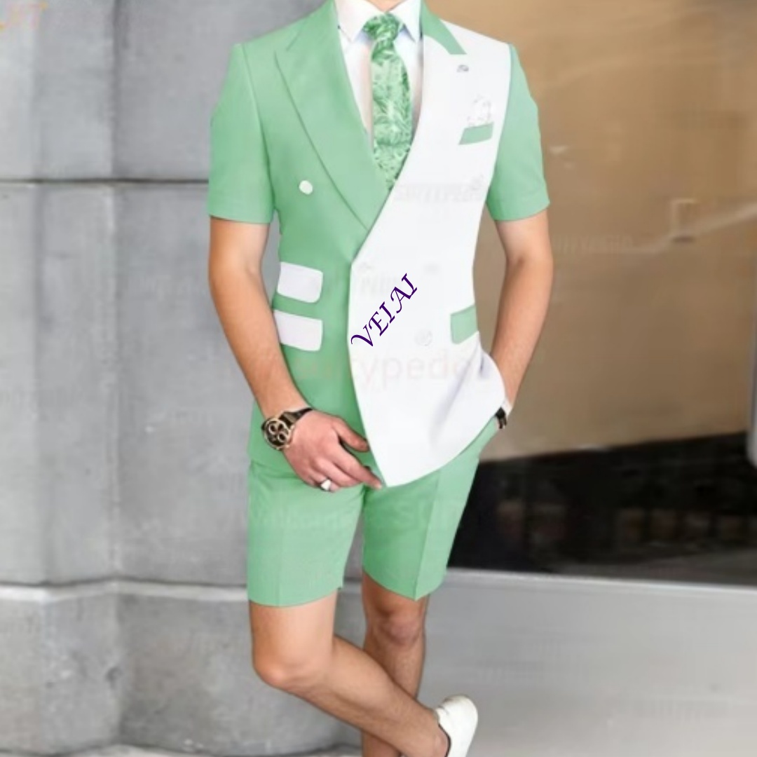Men'S Formal Wear - Conjunto de Traje Casual de Verano