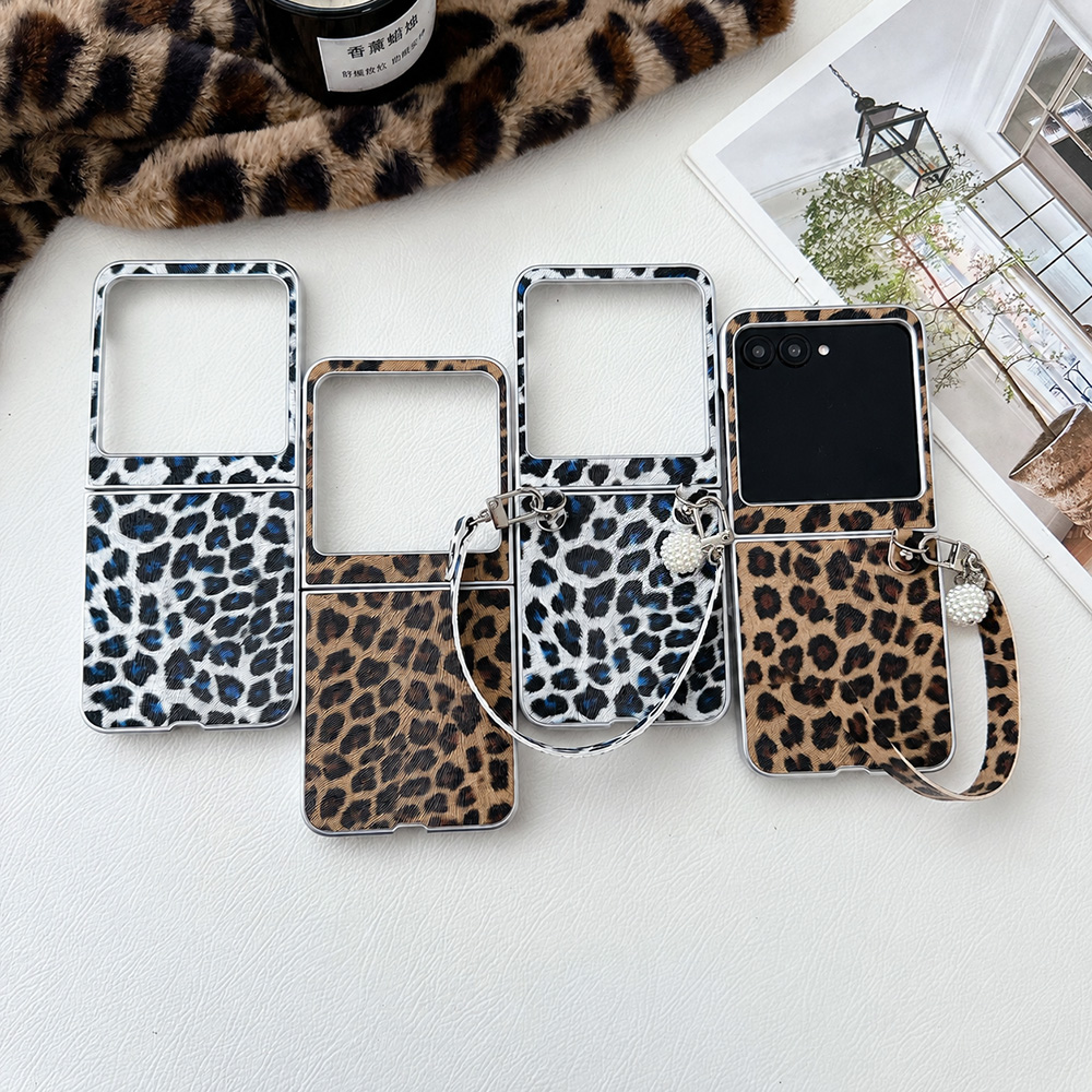 Mens Formal - Funda plegable con estampado de leopardo