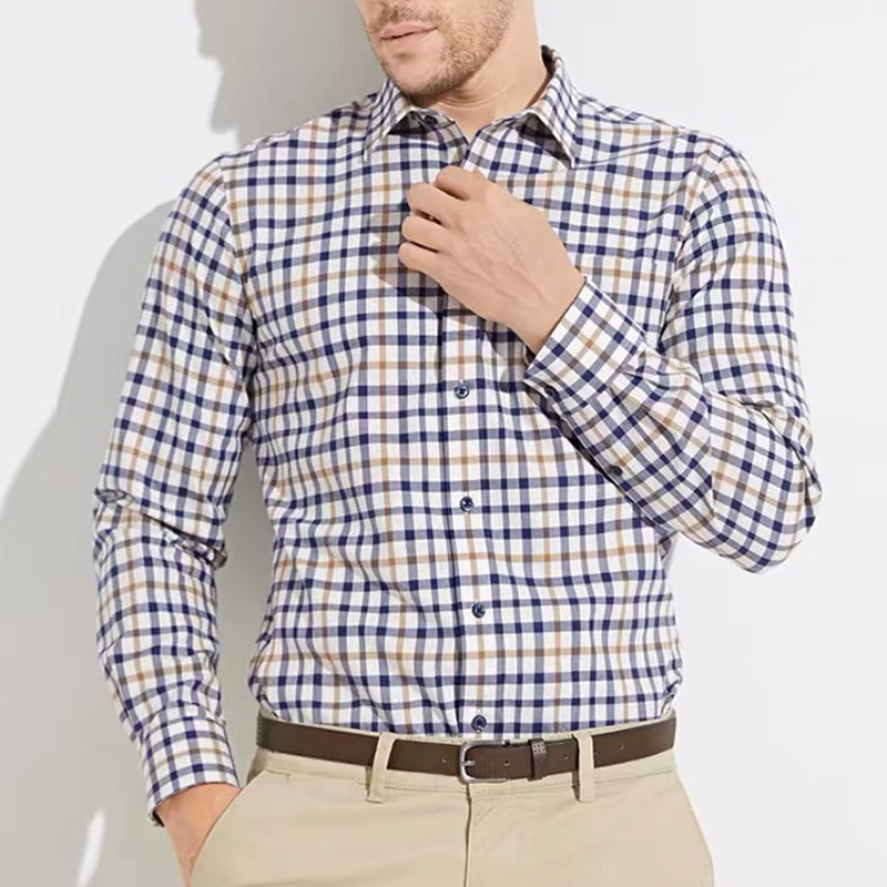 Men Formal Wear Top - Camisa de manga larga para hombre,