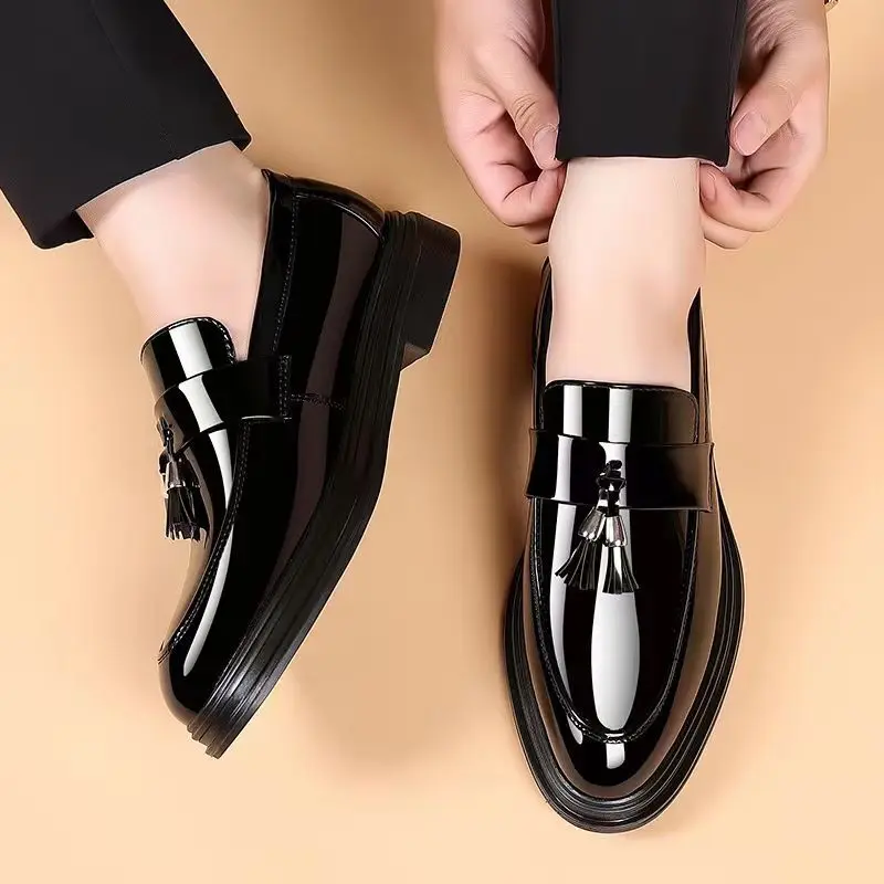 Young Men Formal Wear - Zapatos de vestir de charol para