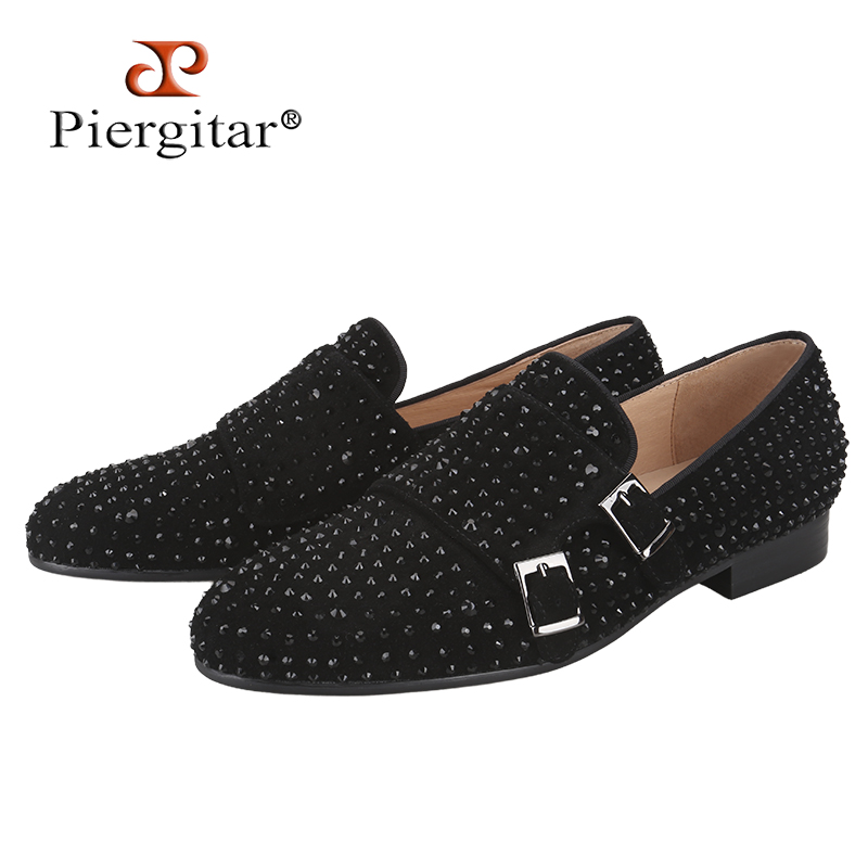 Men'S Formal Wear - Piergitar, nuevos zapatos de gamuza negra