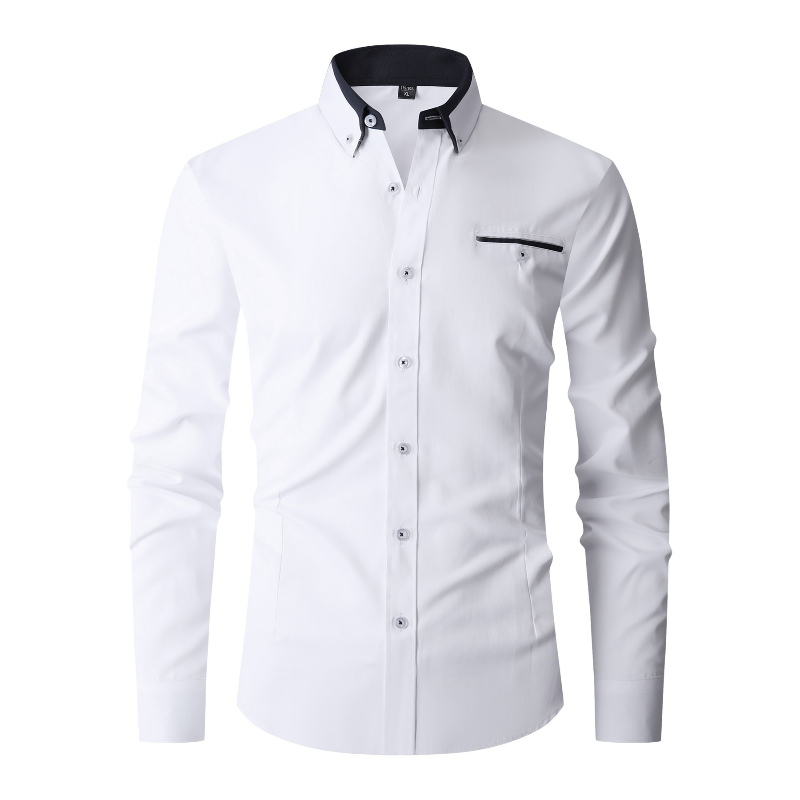 Mens Formal - Camisa Formal de Hombre, Manga Larga,