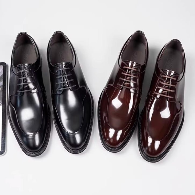 Men Formal Wear Top - Zapatos de cuero de vaca con
