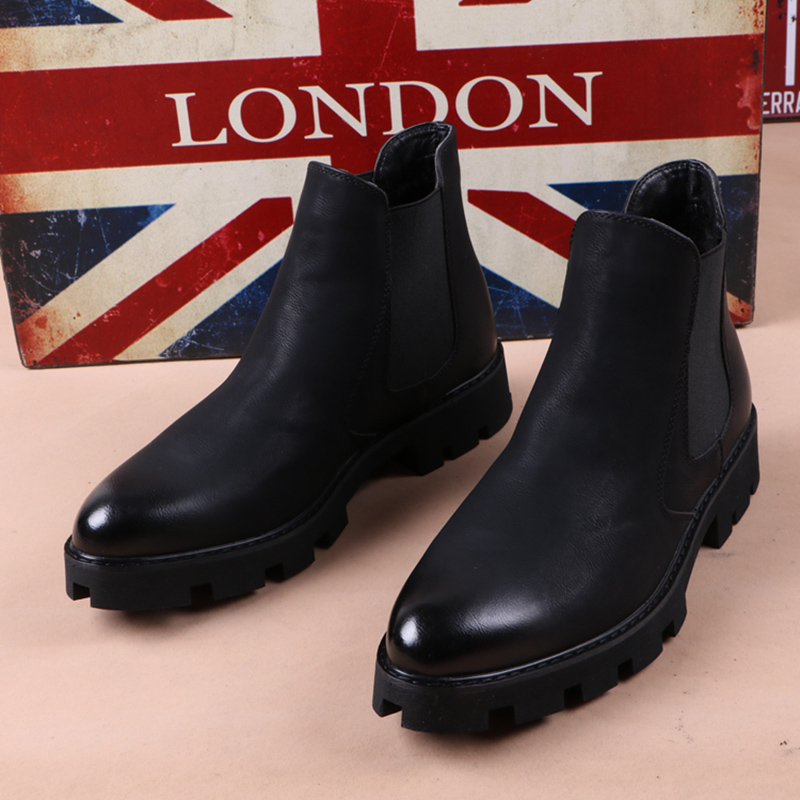 Men Formal Wear With Boots - Botas chelsea informales para oficina de