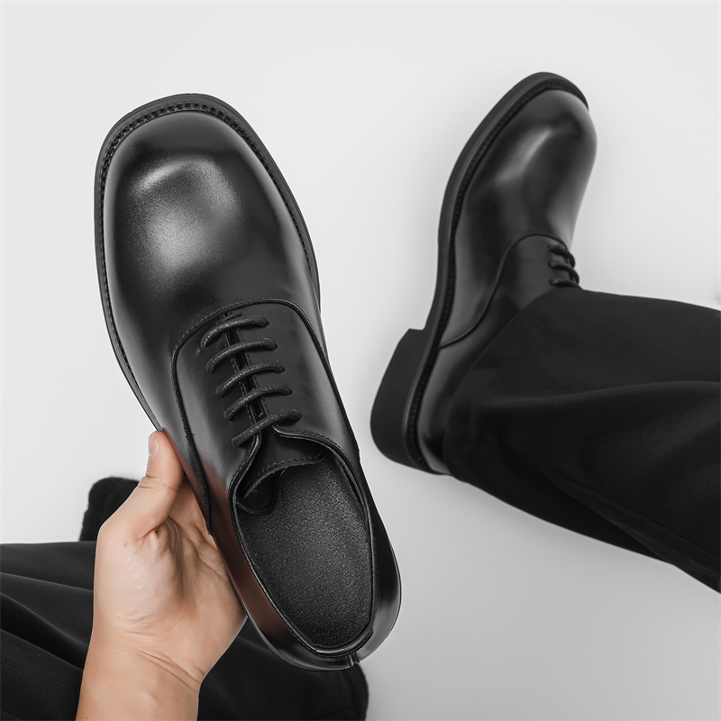 Men'S Formal Wear - Zapatos informales de cuero de marca
