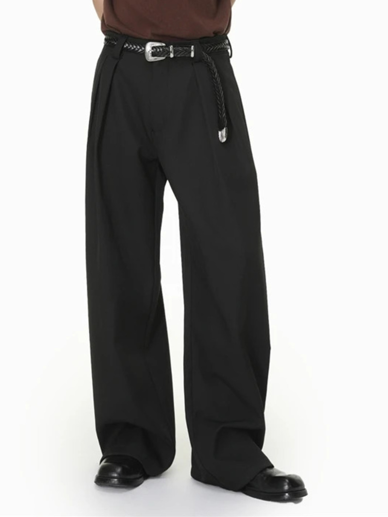 Men'S Gothic Formal Wear - Pantalones Anchos Premium para Hombre, Diseño