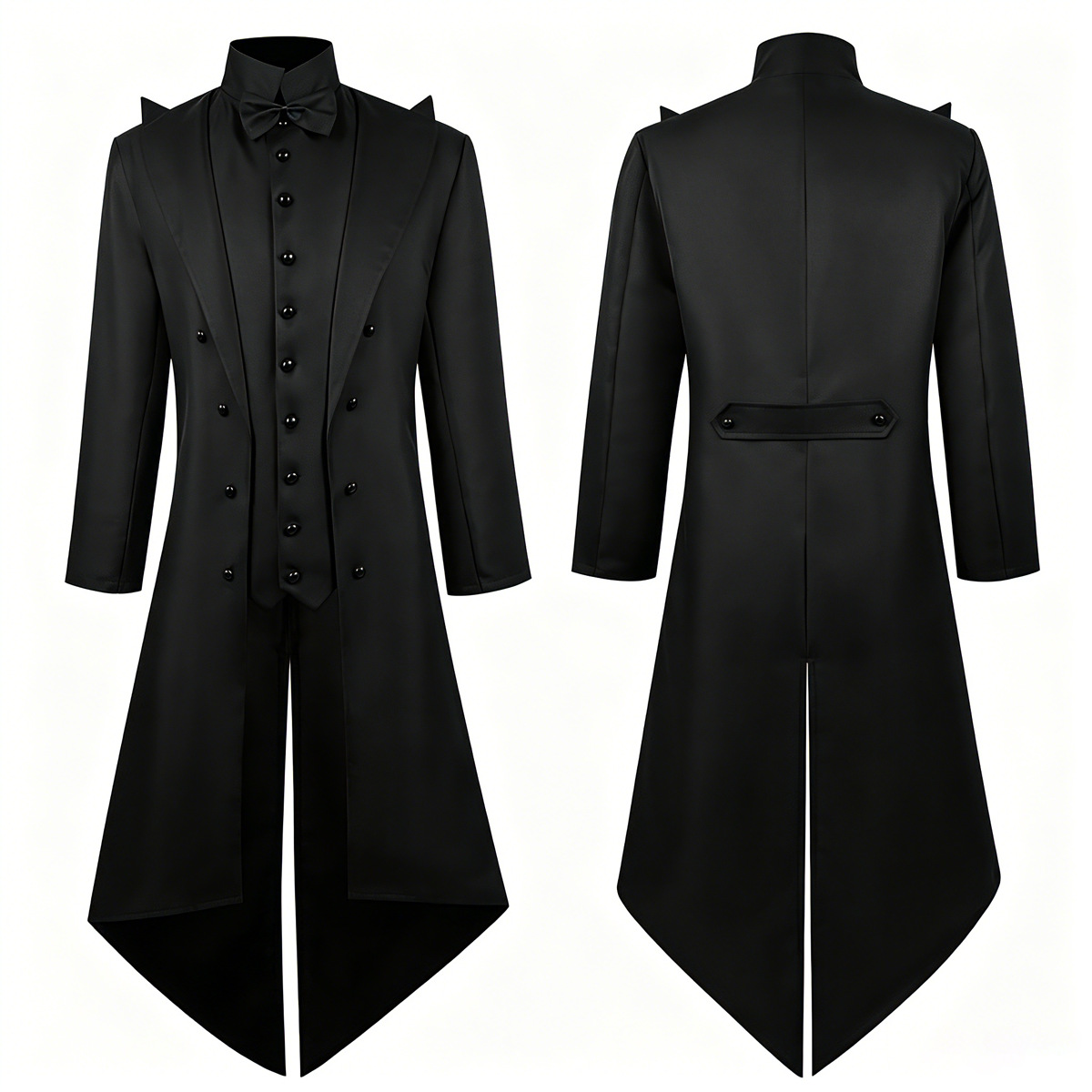 Men'S Gothic Formal Wear - Chaqueta de frac gótica vintage para