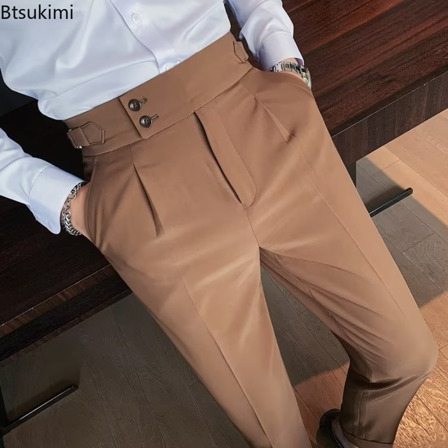 Young Men Formal Wear - Nuevo 2026 pantalones de traje de