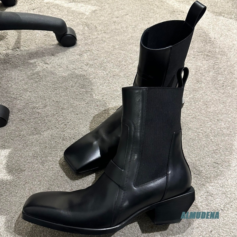 Botas Chelsea de Cuero Negro p - Men'S Formal Style reseña y precio