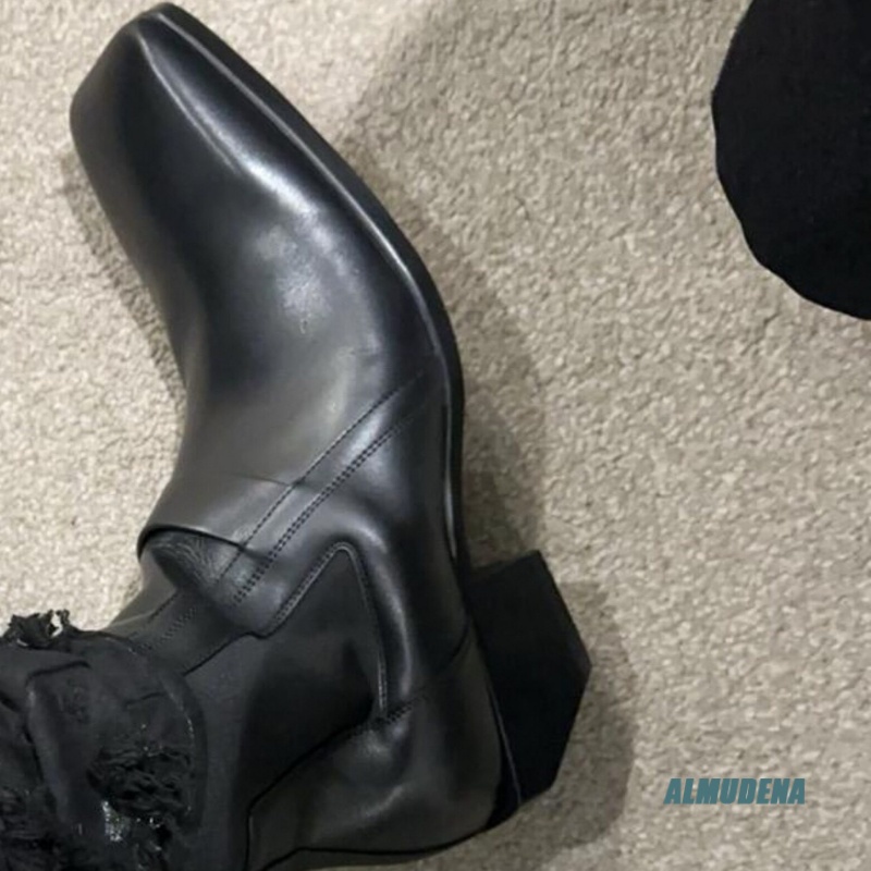 Botas Chelsea de Cuero Negro p - Men'S Formal Style reseña y precio