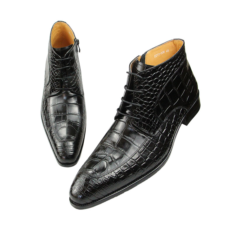Botines de piel de vaca pura p - Men Formal Wear With Boots reseña y precio