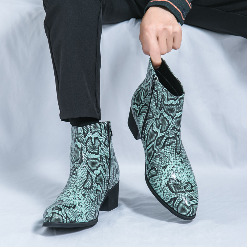Botines de vaquero con estampa - Men Formal Wear With Boots reseña y precio