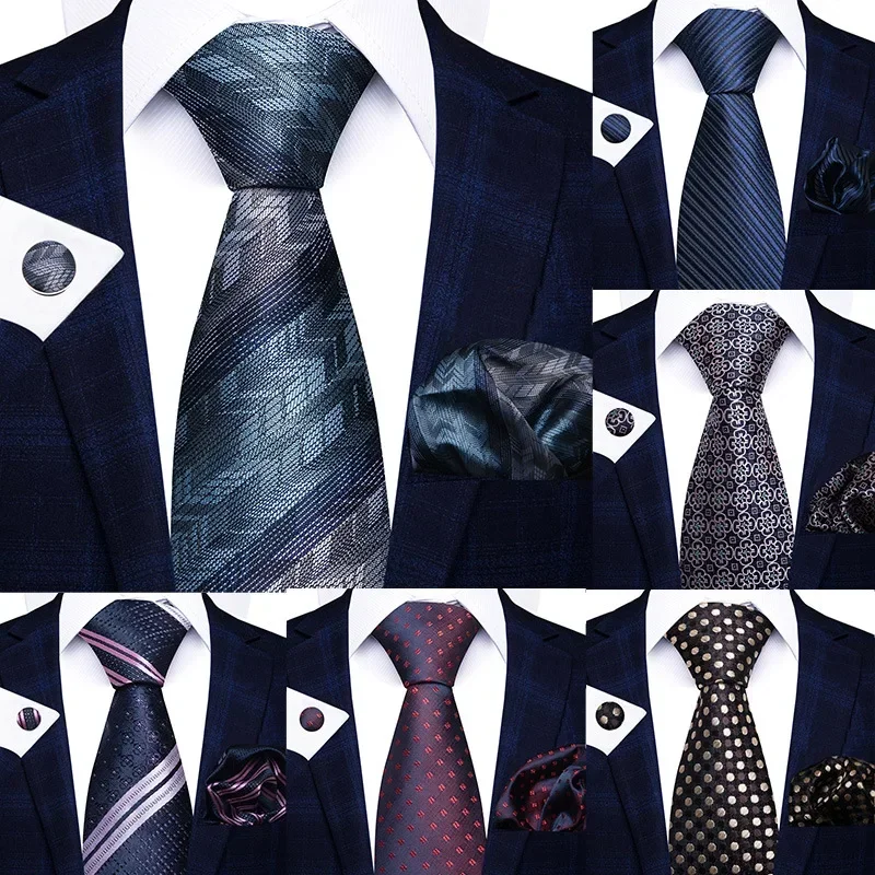 Corbata de seda de poliéster d - Men Formal Wear With Scarf reseña y precio