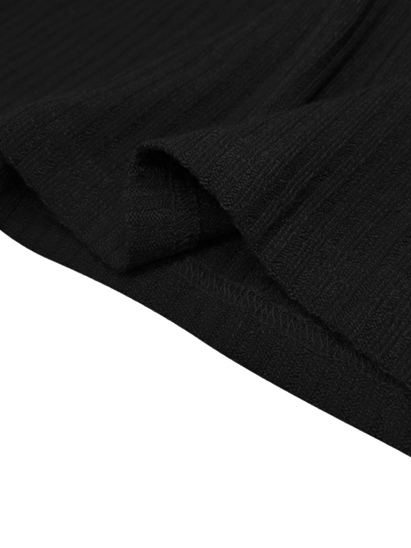 Camiseta de Punto de Manga Lar - Men Formal Wear Top reseña y precio