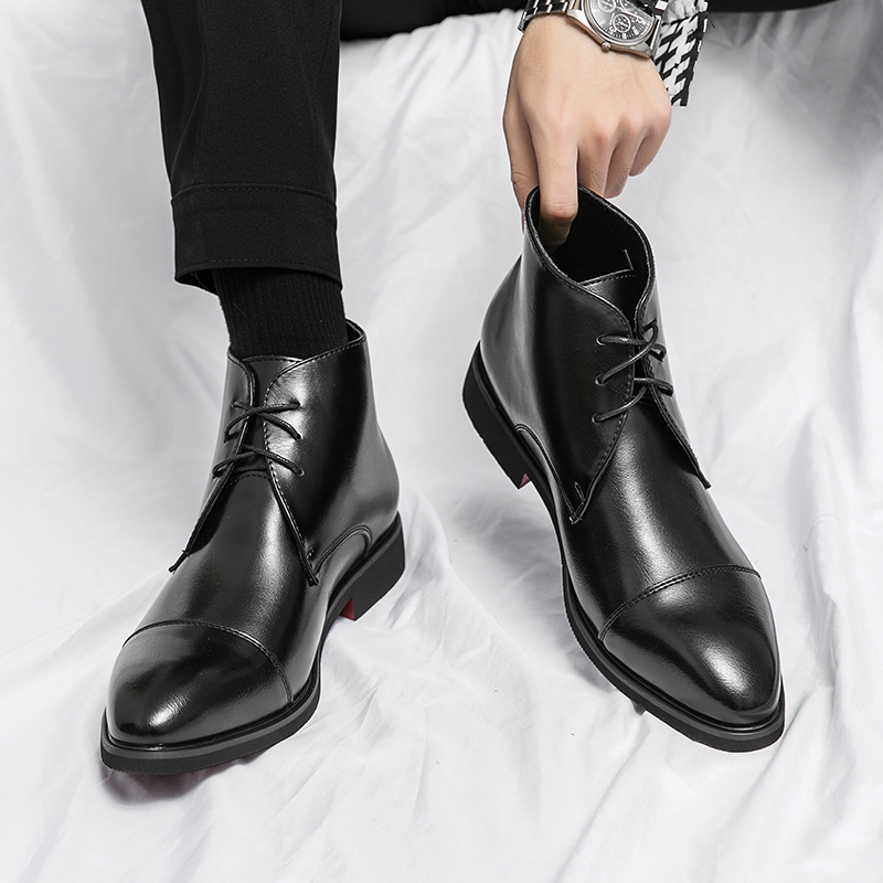 Botas de cuero genuino de esti - Men'S Formal Style reseña y precio