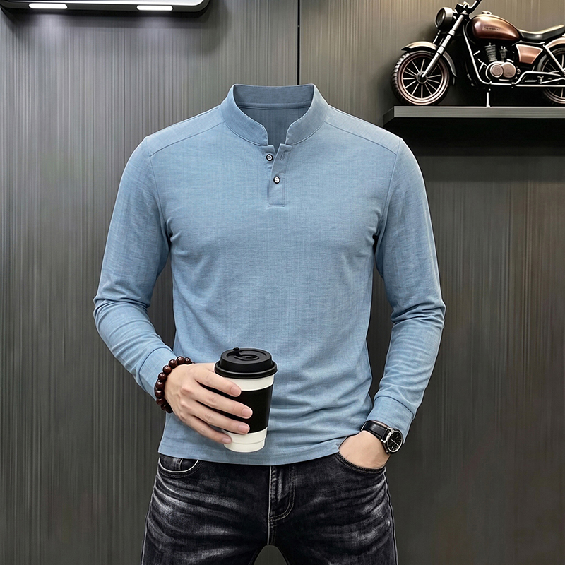 Camiseta Polo de Manga Larga p - Mens Formal reseña y precio