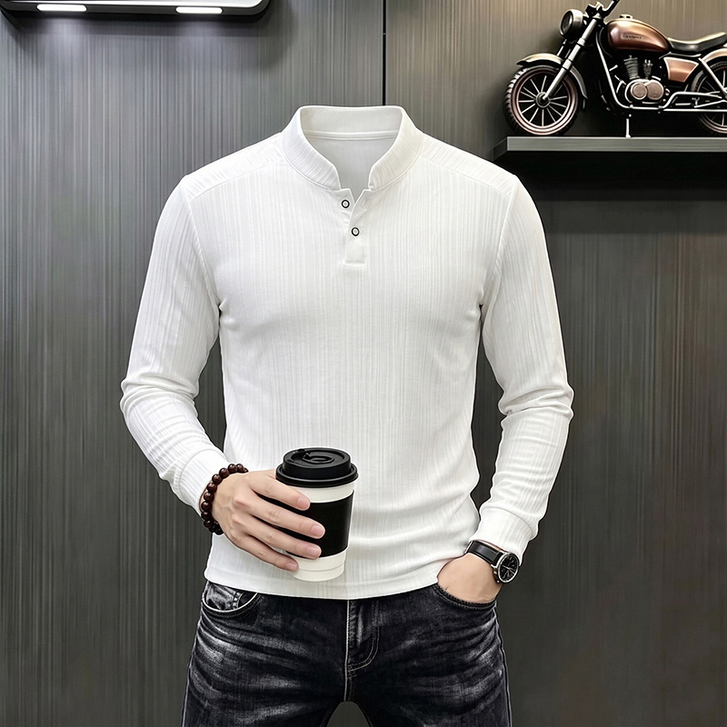 Camiseta Polo de Manga Larga p - Mens Formal reseña y precio