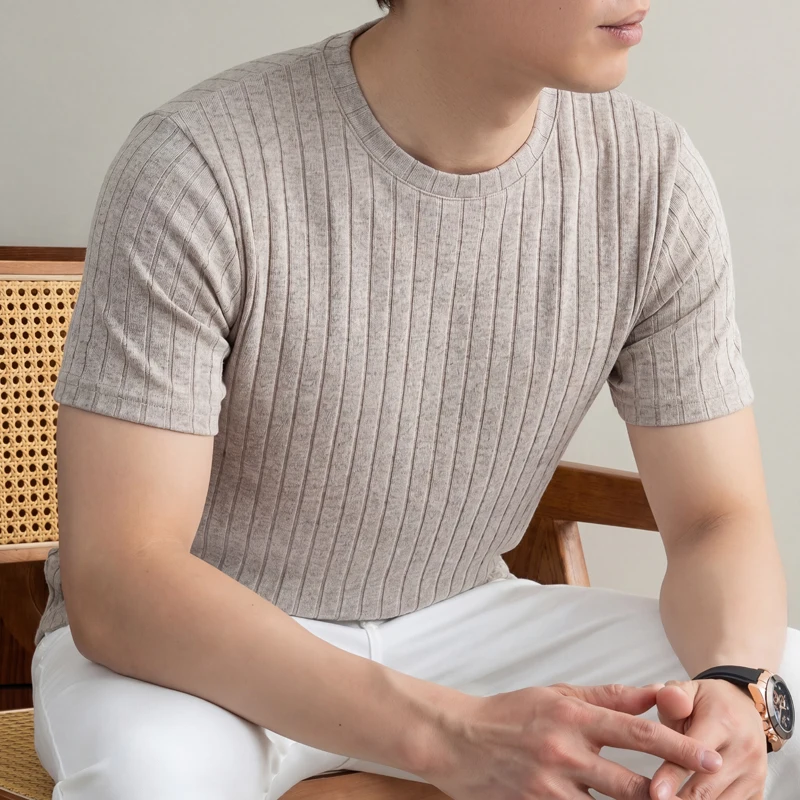 Camiseta Casual de Negocios co - Young Men Formal Wear reseña y precio