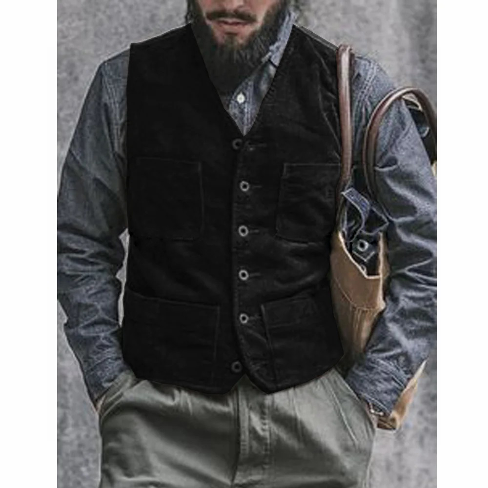 Chaleco de Pana para Hombre, T - Men'S Gothic Formal Wear reseña y precio