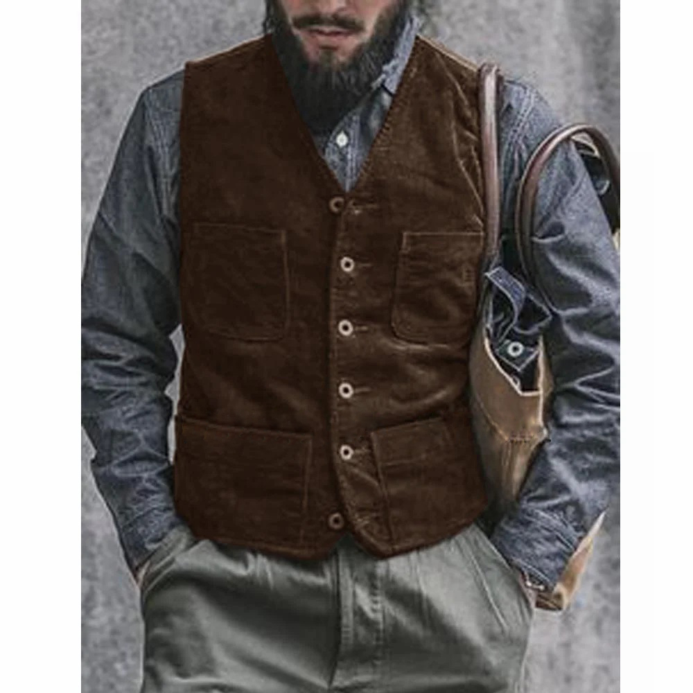 Chaleco de Pana para Hombre, T - Men'S Gothic Formal Wear reseña y precio