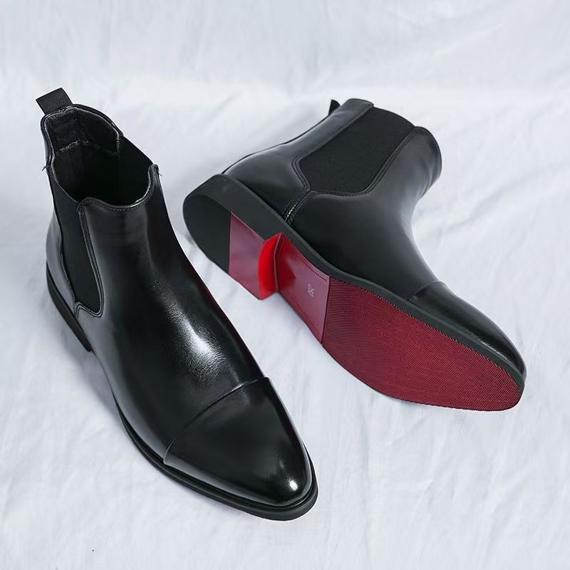 Botas Chelsea rojas clásicas p - Men'S Formal Style reseña y precio