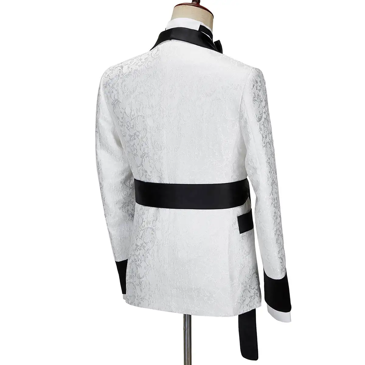 Traje de 2 piezas Floral blanc - Latest Men Formal Wear reseña y precio