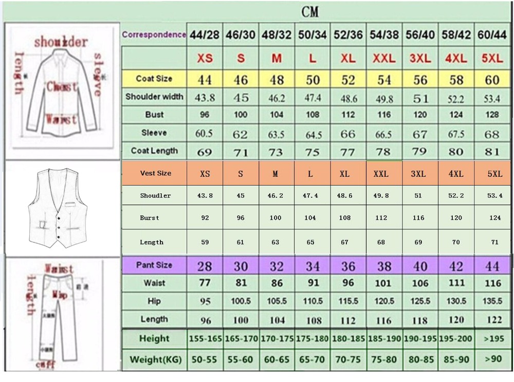 Traje personalizado con cuello - Young Men Formal Wear reseña y precio