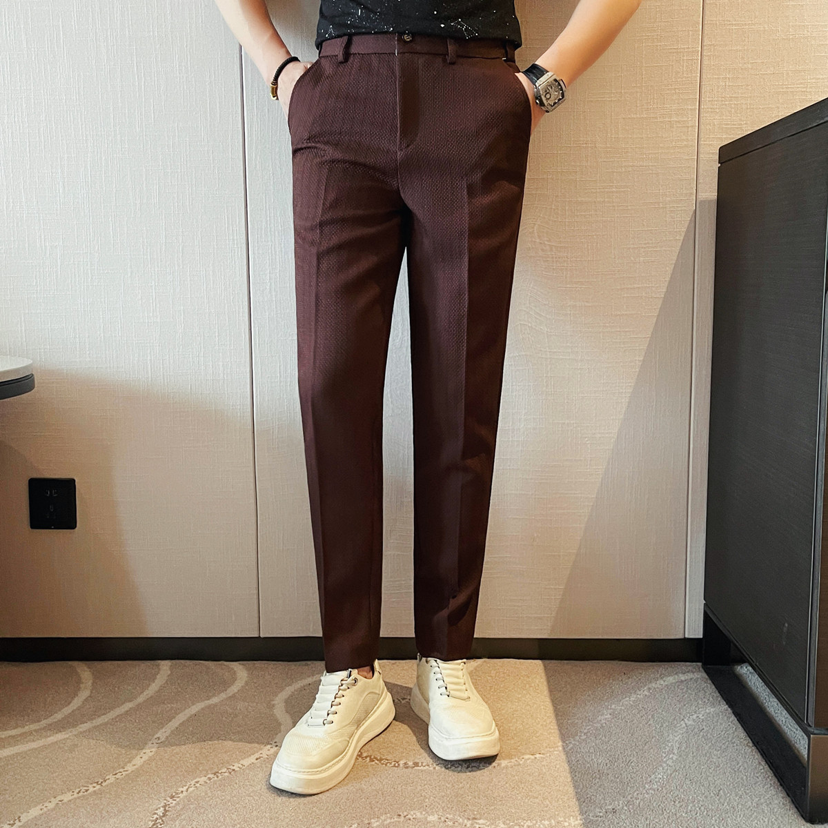 2025 Primavera Verano nuevos p - Young Men Formal Wear reseña y precio