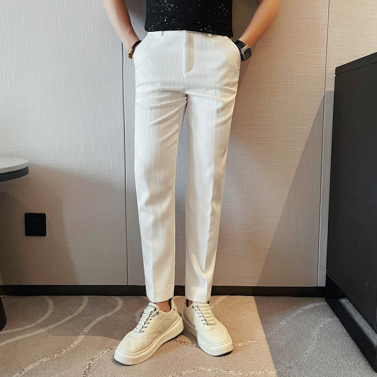 2025 Primavera Verano nuevos p - Young Men Formal Wear reseña y precio