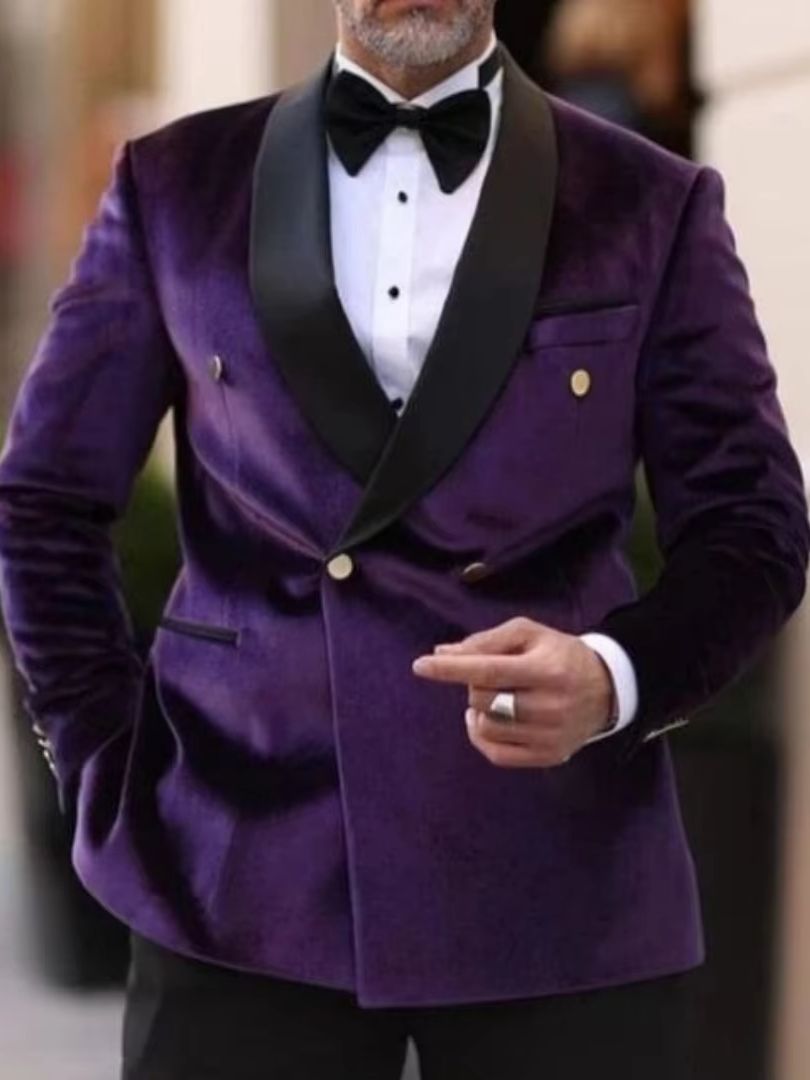 Traje de terciopelo para hombr - Men Formal Wear Top reseña y precio