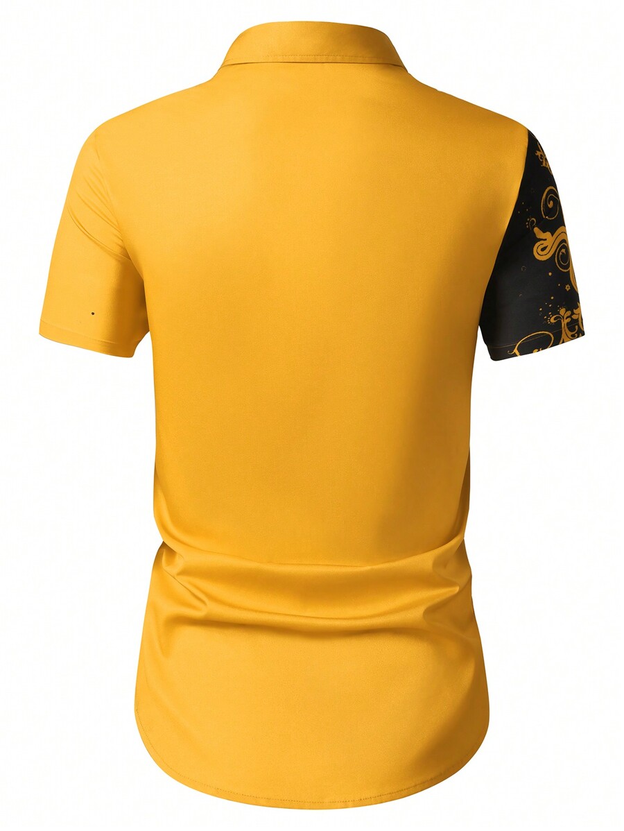 Camisa Casual Retro de Manga C - Mens Formal reseña y precio