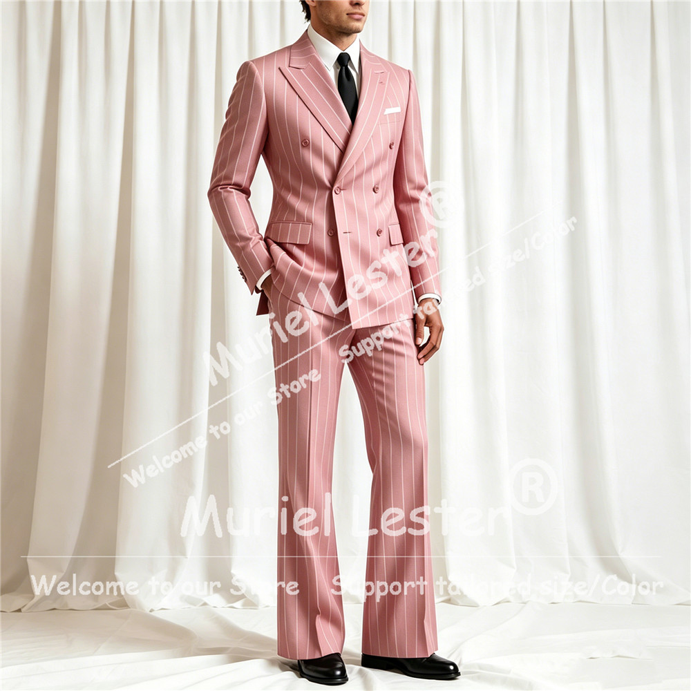 Elegante Traje de Rayas para H - Men'S Formal Wear reseña y precio