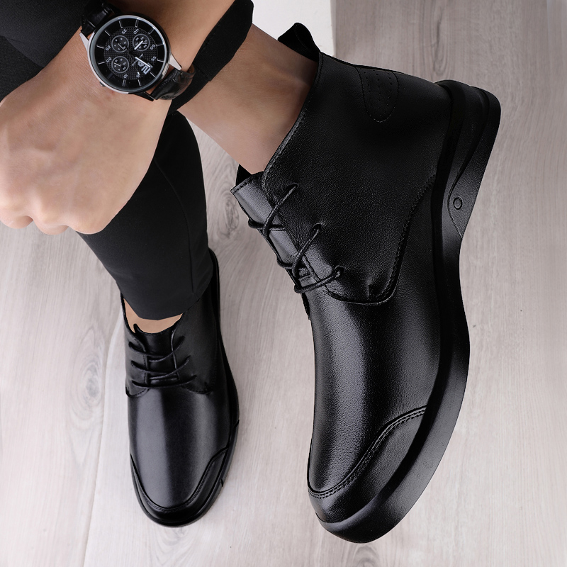 Famosos botines de lujo, zapat - Men Formal Wear With Boots reseña y precio