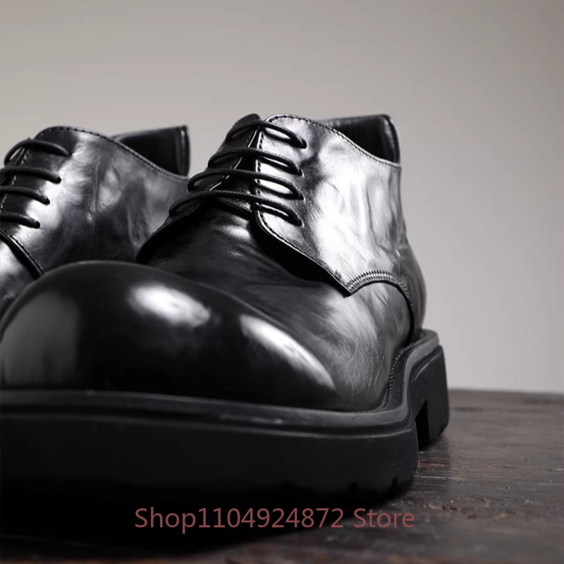 Zapatos Derby de Punta Redonda - Men'S Formal Style reseña y precio