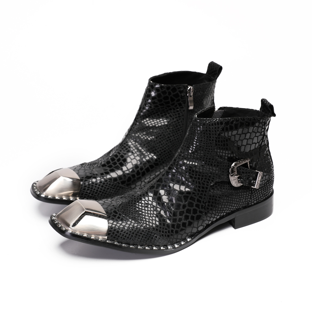 Botas de vestir de cuero negro - Men'S Formal Style reseña y precio
