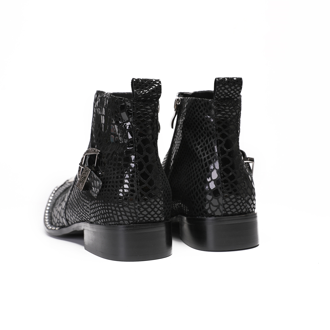 Botas de vestir de cuero negro - Men'S Formal Style reseña y precio
