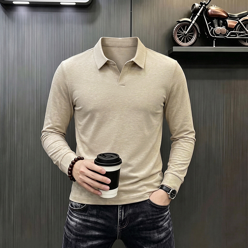 Camiseta de Manga Larga Casual - Mens Formal reseña y precio