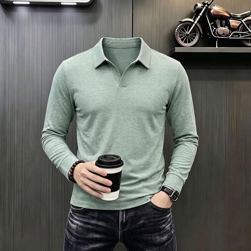 Camiseta de Manga Larga Casual - Mens Formal reseña y precio