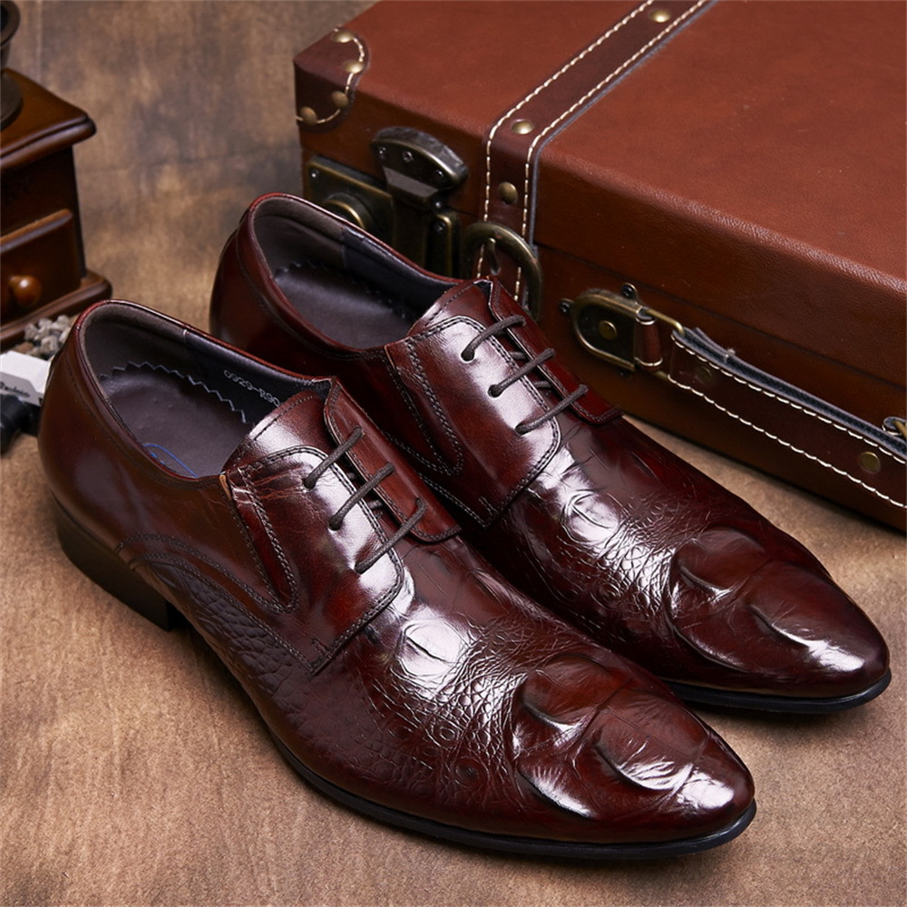 Zapatos de cuero de vaca con e - Men'S Formal Style reseña y precio