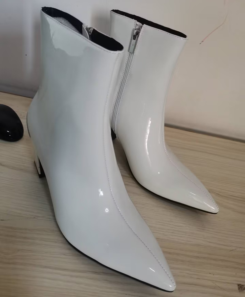 Nuevas botas blancas de moda p - Men Formal Wear With Boots reseña y precio