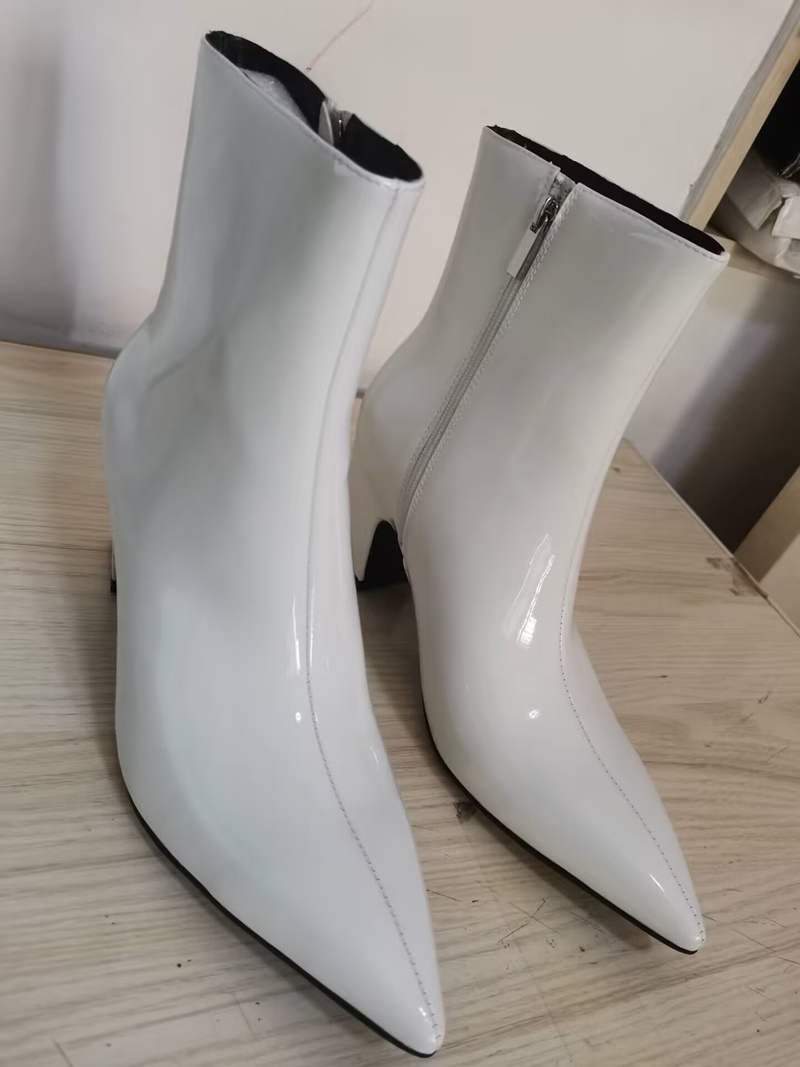 Nuevas botas blancas de moda p - Men Formal Wear With Boots reseña y precio