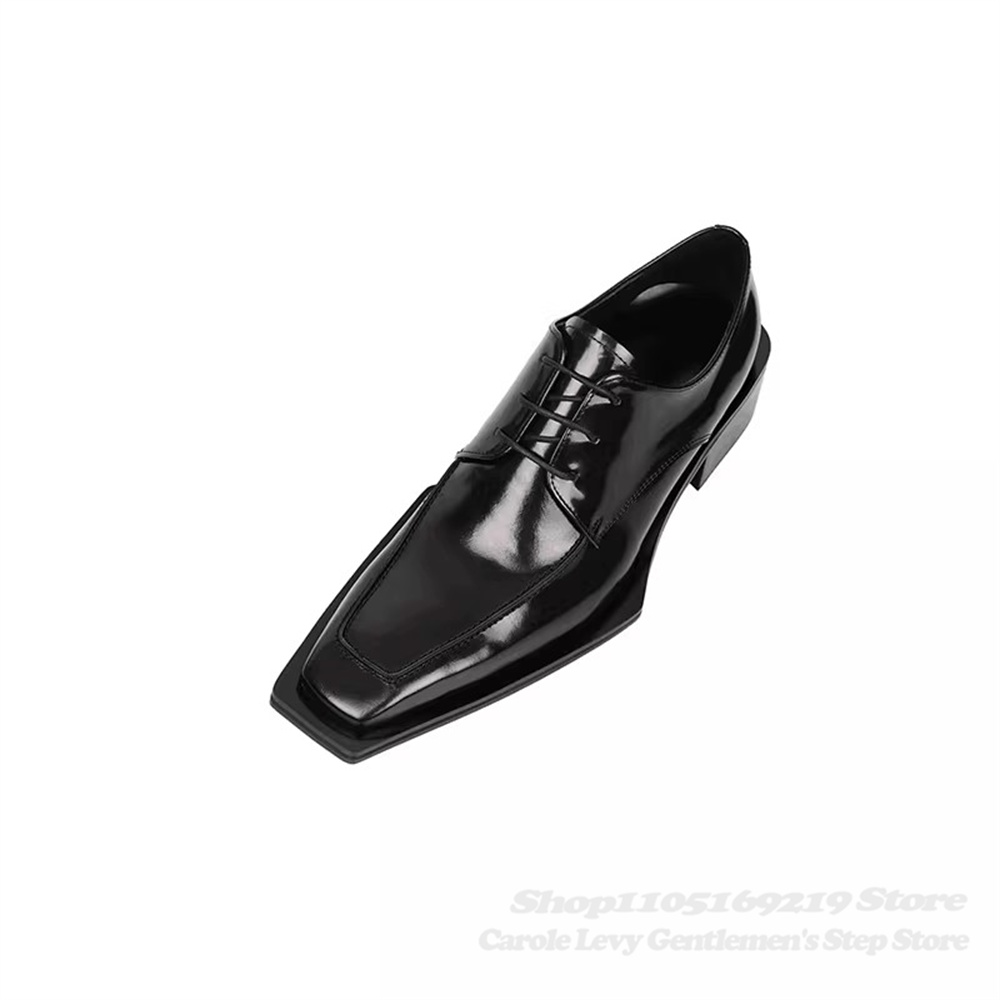 Zapatos Derby de charol negro  - Men'S Formal Style reseña y precio