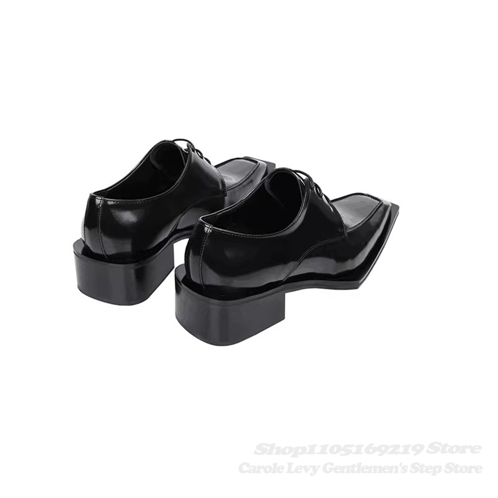 Zapatos Derby de charol negro  - Men'S Formal Style reseña y precio
