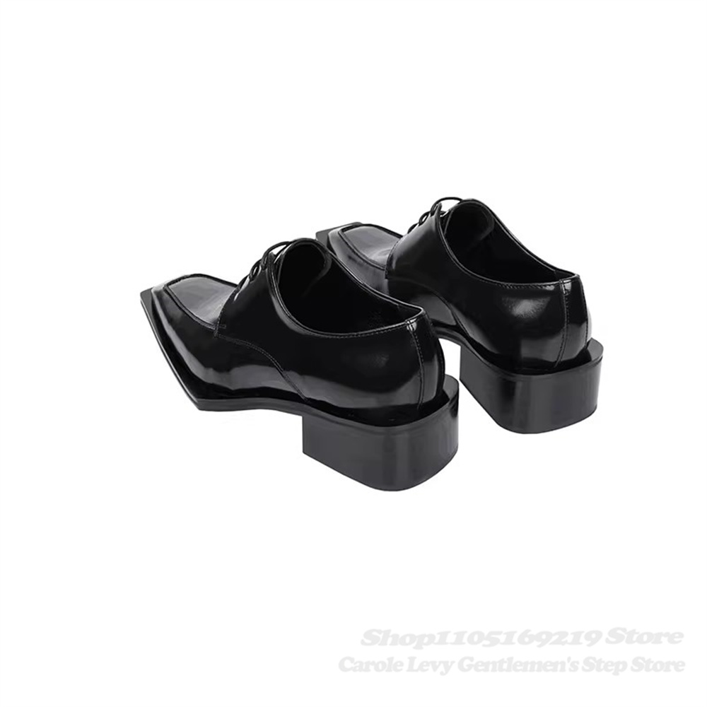 Zapatos Derby de charol negro  - Men'S Formal Style reseña y precio