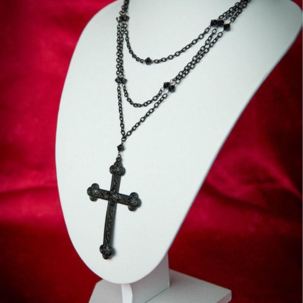 Colgante de Cruz con patrones  - Men'S Gothic Formal Wear reseña y precio