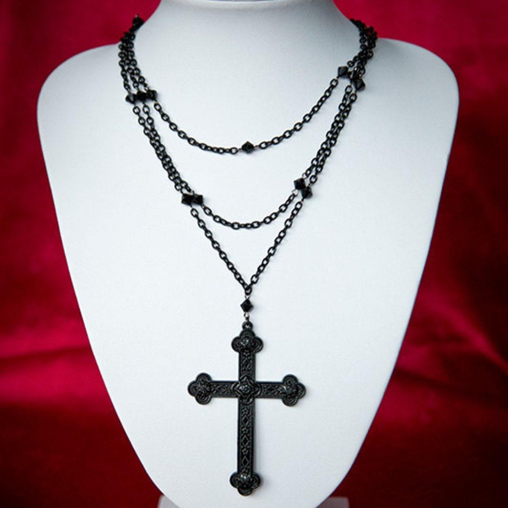 Colgante de Cruz con patrones  - Men'S Gothic Formal Wear reseña y precio